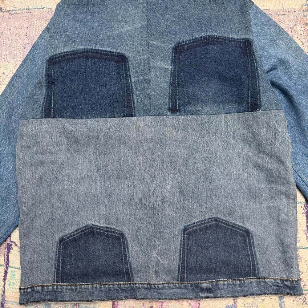 Custom upcycled carhartt chore jacket size medium - Picture 8 of 8